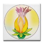 seventh_chakra_crown_lotus_tile_coaster